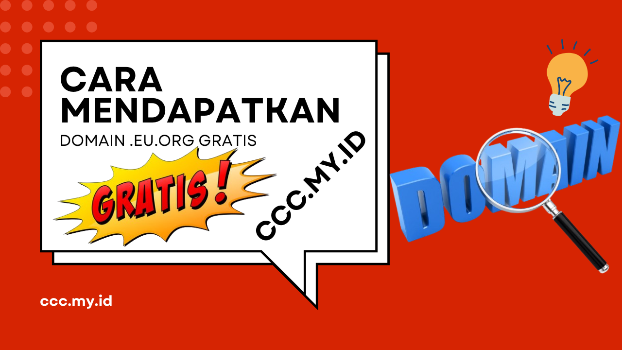 Cara Mendapatkan Domain .EU.ORG Gratis