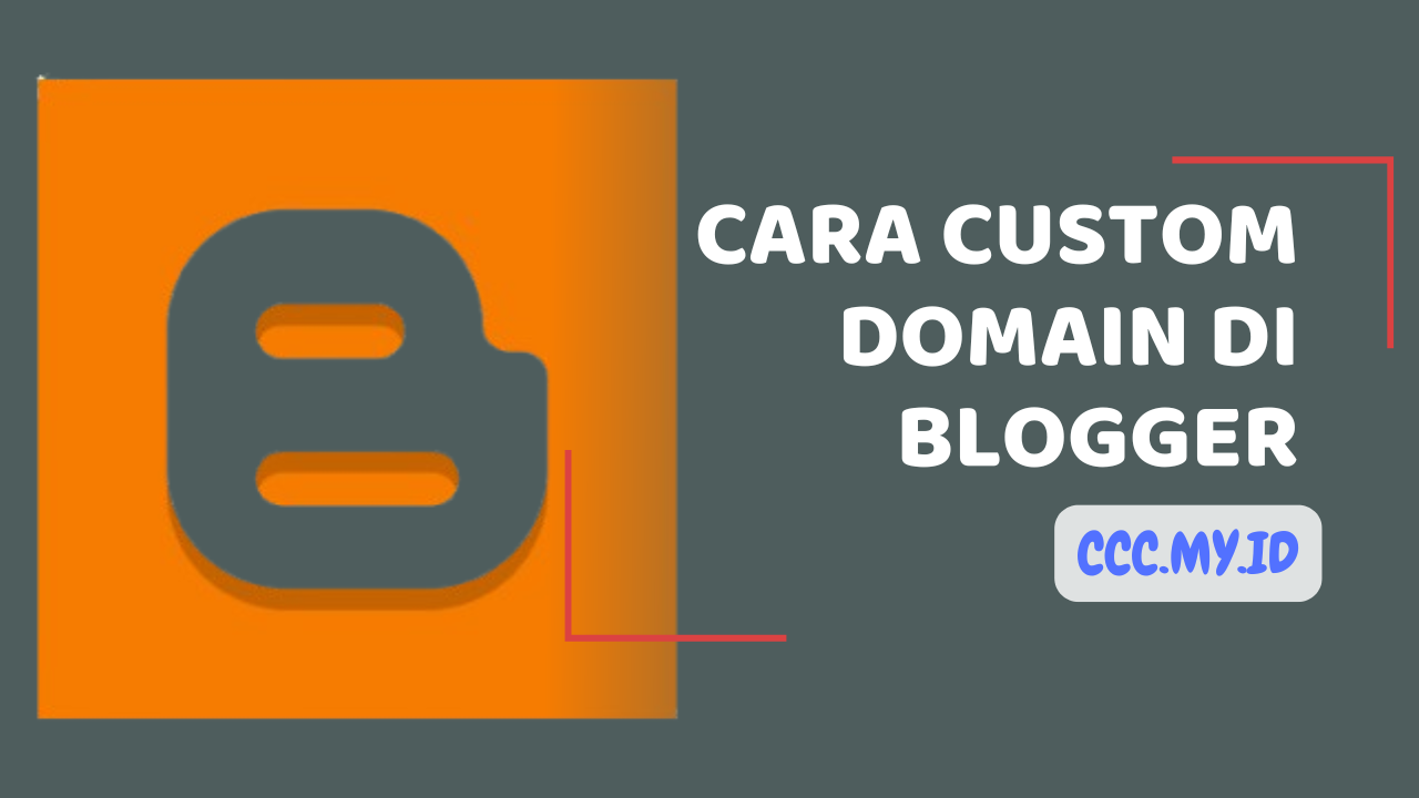 Cara Custom Domain di Blogger
